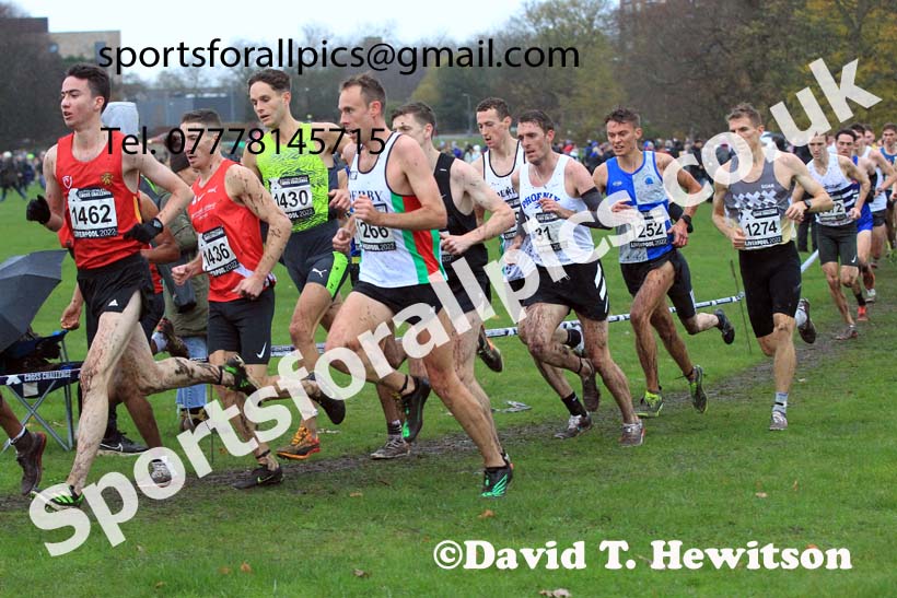 Senior Men and Under-23 Men, 2022 British Athletics Cross Challenge, Sefton Park, Liverpool.  Photo: David T. Hewitson/Sports for All Pics